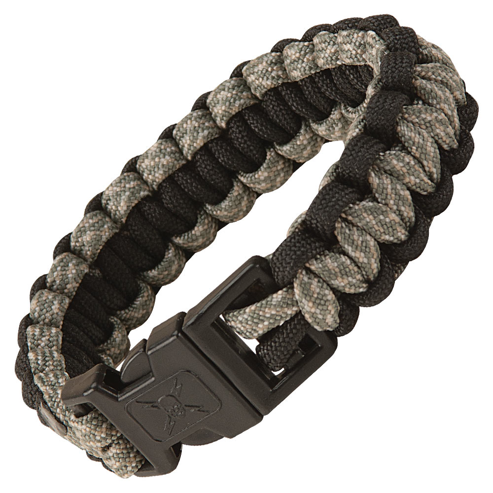 UnitedCutlery.Com: United Elite Forces Survival Bracelet Black Camo ...